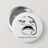 Zoete Jezus Dat is goed (tekst) Ronde Button 7,6 Cm (Voorkant /achterkant)