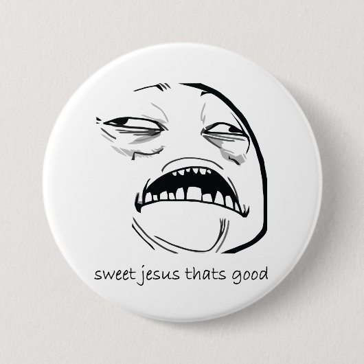 Zoete Jezus Dat is goed (tekst) Ronde Button 7,6 Cm (Voorkant)