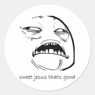 Zoete Jezus Dat is goed (tekst) Ronde Sticker