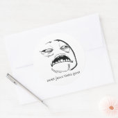 Zoete Jezus Dat is goed (tekst) Ronde Sticker (Envelop)