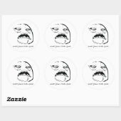 Zoete Jezus Dat is goed (tekst) Ronde Sticker (Vel)