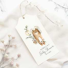 Zoete Jongen Baby Baby Shower Cadeaulabel
