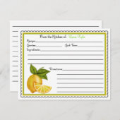 Zoete Kaarten voor het bakken van broodjes (Voorkant / Achterkant)