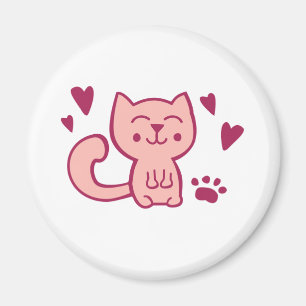 zoete kat magneet