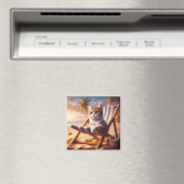 Zoete kat magneet cadeau, kat liefhebber cadeau (Insitu (Vaatwasser))