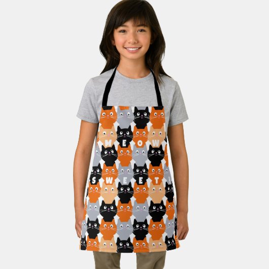 Zoete katten schort (Insitu)