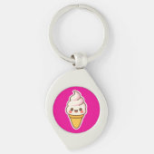 Zoete Kawaii ijs Sleutelhanger (Voorkant)