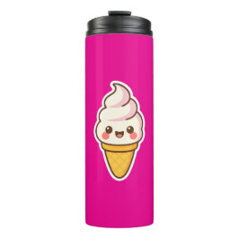 Zoete Kawaii ijs Thermosbeker