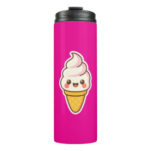 Zoete Kawaii ijs Thermosbeker
