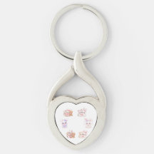 Zoete Kawaii Sleutelhanger voor Beste Vrienden - 