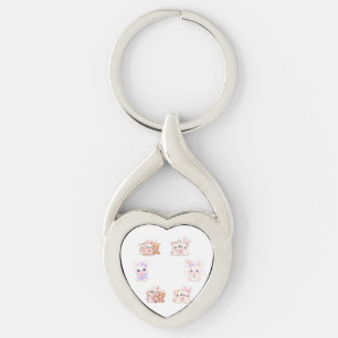 Zoete Kawaii Sleutelhanger voor Beste Vrienden -