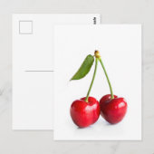 Zoete kers briefkaart (Voorkant / Achterkant)