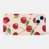 Zoete Kers Delight iPhone 15 Case (Achterkant horizontaal)