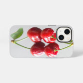 Zoete kers iPhone hoesje (Achterkant horizontaal)