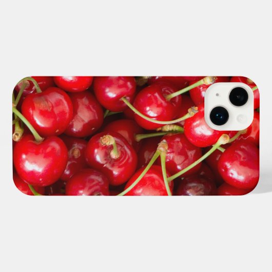 Zoete kers iPhone hoesje (Achterkant horizontaal)