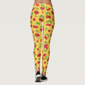 Zoete Kers Naadloos Fruitpatroon Leggings (Achterkant)