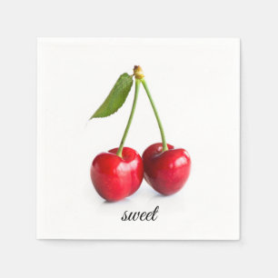 Zoete kers servet