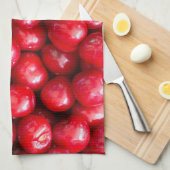 Zoete kers theedoek (Quarter Fold)