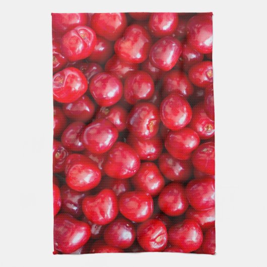 Zoete kers theedoek (Verticaal)