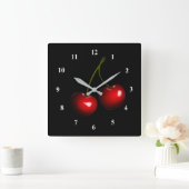 Zoete kers, vers vierkante klok (Huis)