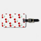 Zoete kersen bagagelabel (Voorkant horizontaal)