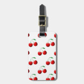 Zoete kersen bagagelabel (Voorkant verticaal)