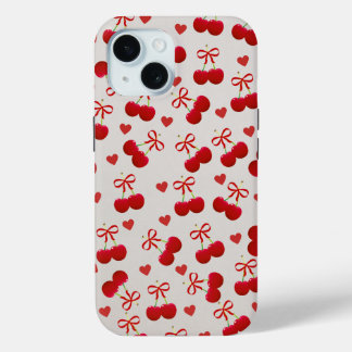 Zoete Kersen Boog iPhone 15 Hoesje 🍒