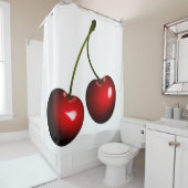 Zoete kersen douchegordijn (In situ)