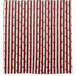 Zoete kersen douchegordijn