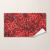 Zoete kersen handdoek (Handdoek)
