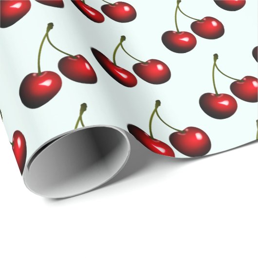 Zoete kersen inpakpapier (Rol Hoek)