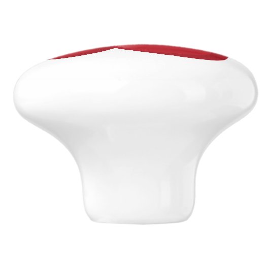 Zoete kersen keramische knop (Zijkant)