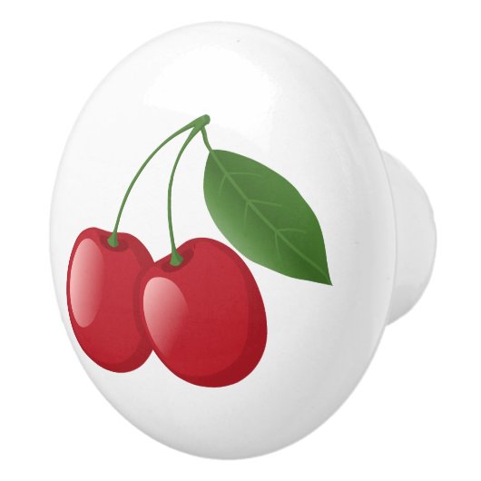 Zoete kersen keramische knop (Rechts)