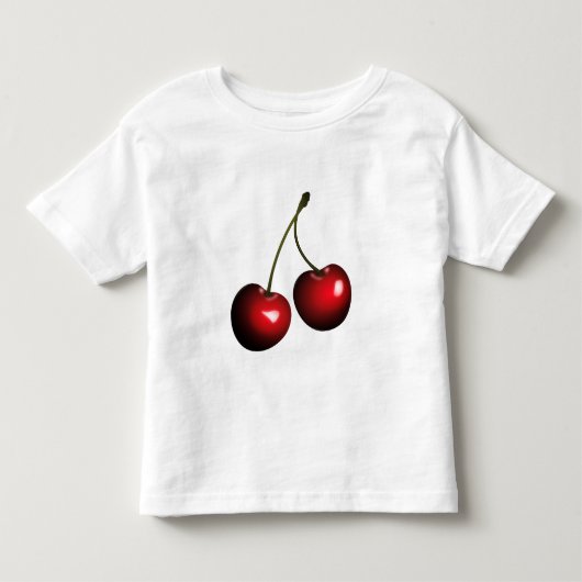 Zoete kersen kinder shirts (Voorkant)