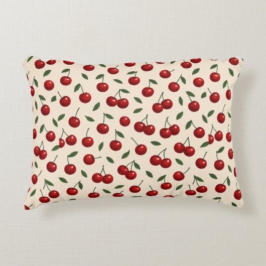 🍒✨Zoete Kersen Minimaal Collectie Accent Kussen (Voorkant)