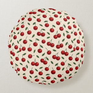 🍒✨Zoete Kersen Minimaal Collectie Rond Kussen