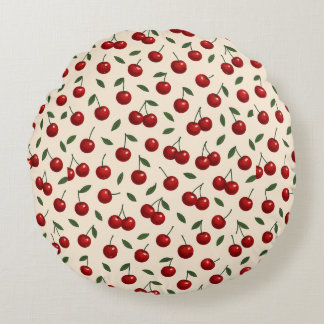 🍒✨Zoete Kersen Minimaal Collectie Rond Kussen