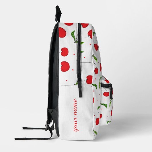 Zoete kersen patroon bedrukte rugzak (Links)
