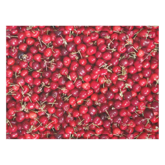 Zoete kersen patroon tafelkleed (Voorkant (Horizontaal))