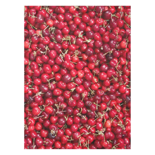 Zoete kersen patroon tafelkleed (Voorkant)