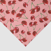 Zoete kersen patroon tissuepapier (Detail)