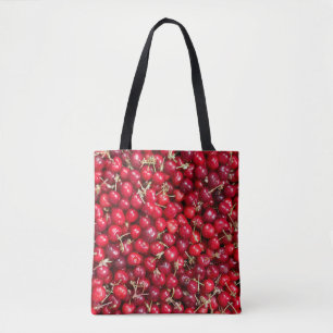 Zoete kersen patroon tote bag