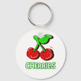 • Zoete Kersen Pop Art Sleutelhanger