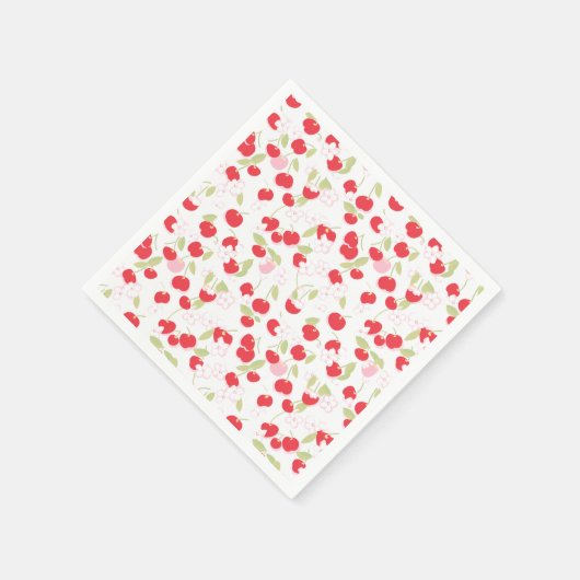 Zoete kersen servet (Hoek)