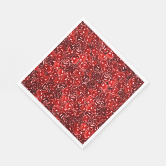 Zoete kersen servet (Hoek)