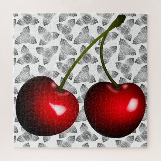 Zoete kersen - Tasty - Legpuzzel (Verticaal)