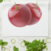 Zoete kersen theedoek (Gevouwen)