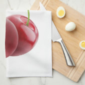 Zoete kersen theedoek (Quarter Fold)