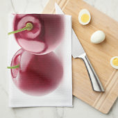 Zoete kersen theedoek (Quarter Fold)