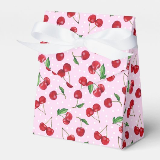 Zoete kersen, vers bedankdoosjes (Voorkant Zijde)